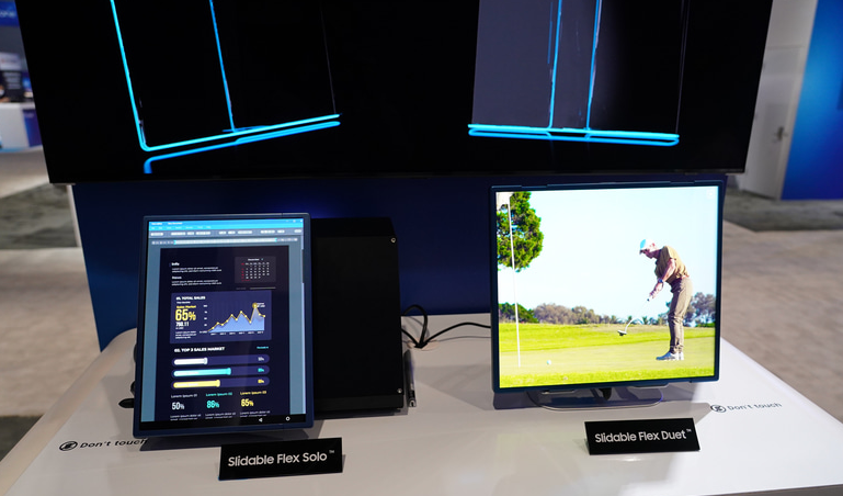 三星公开开发中全新黑科技显示屏 可直接滑动物理拉伸屏幕