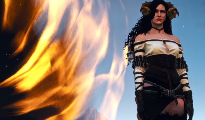 《巫师3：狂猎》魅魔风格叶奈法MOD