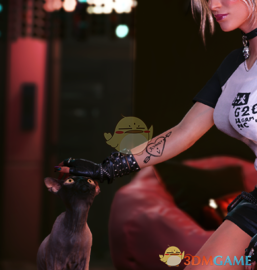 《赛博朋克2077》可以摸猫咪MOD