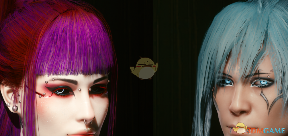 《赛博朋克2077》高马尾发型MOD