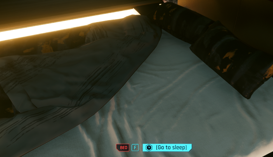 《赛博朋克2077》更好的休息MOD