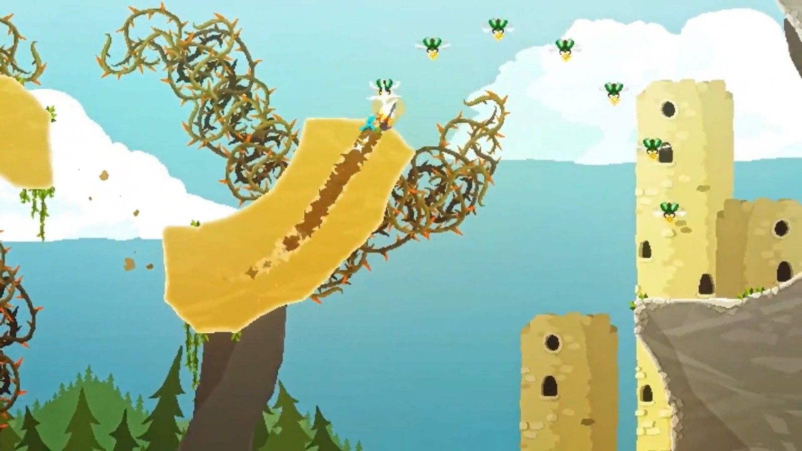 像素版天元突破？动作游戏《电钻少女》明年发售