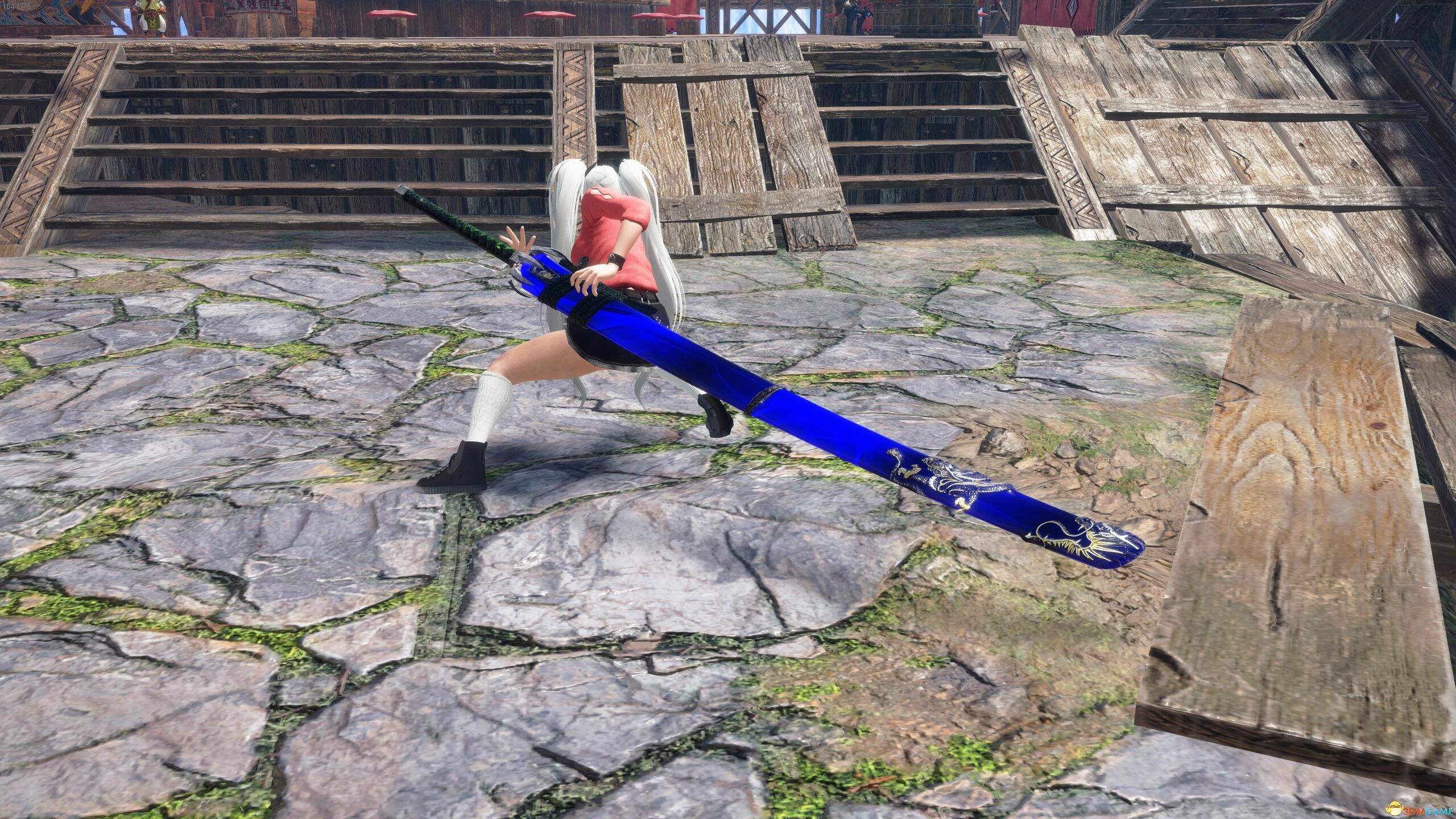 《怪物猎人：崛起》蓝宝石佩刀MOD