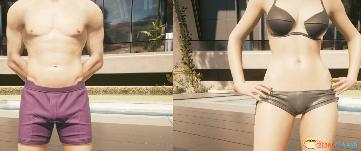 《赛博朋克2077》男女4K身体纹理MOD