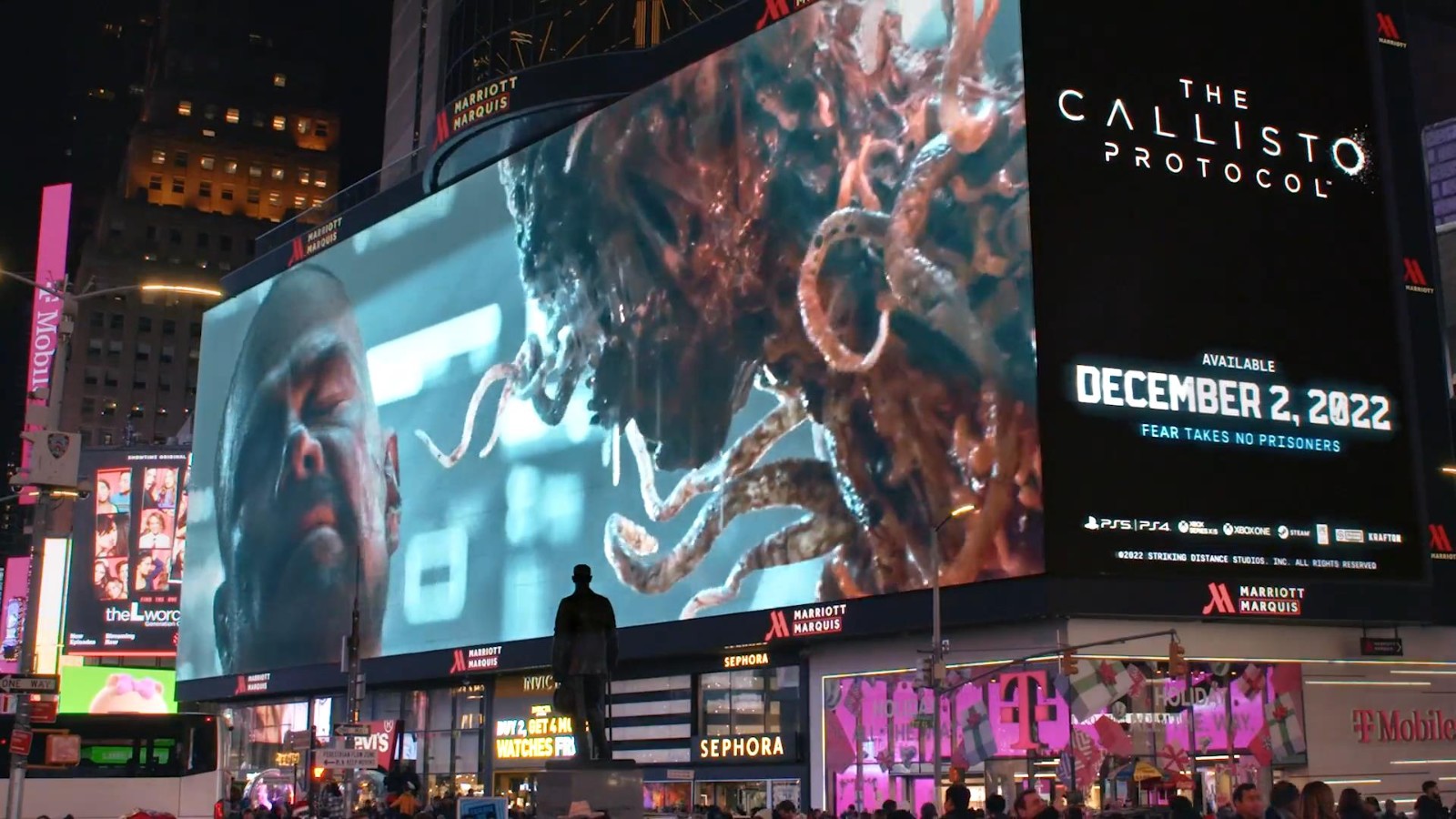《木卫四协议》3D街头广告 怪物扑面而来路人吓尿