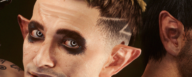 《赛博朋克2077》精灵耳朵MOD