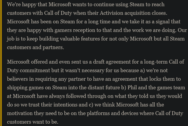 G胖回应微软《使命召唤》策略：相信菲尔不需要协议