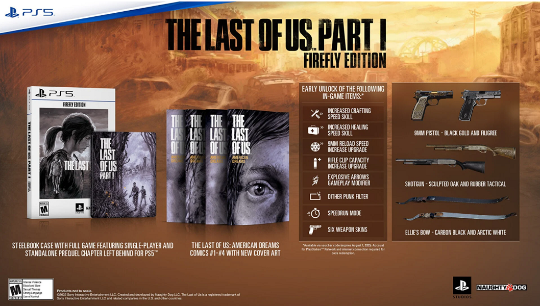《最后的生还者》火萤版明年1.26登陆欧洲 售价99.99英镑