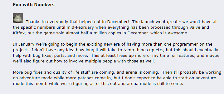 《矮人要塞》steam平台销量突破50万份 将更新更多内容