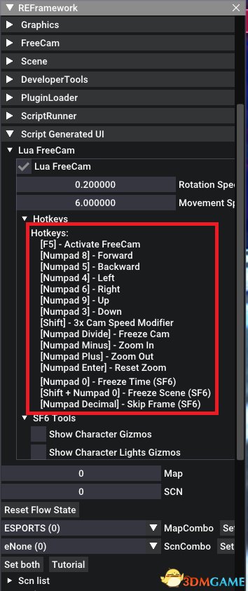《街头霸王6》内测版自由相机MOD