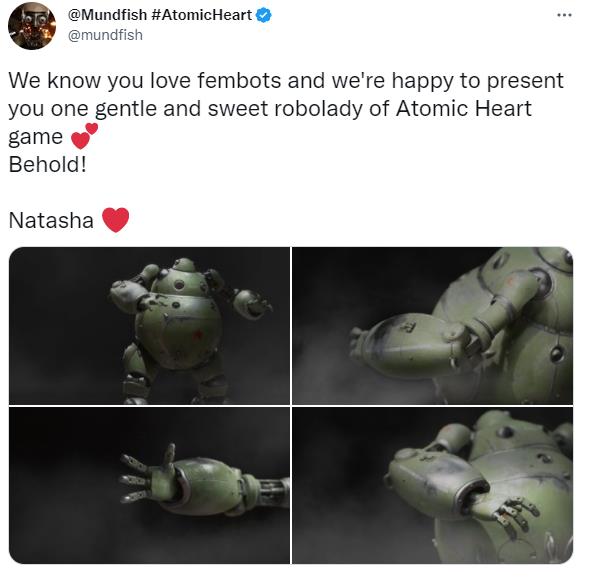 温柔甜美女机器人 《原子之心》分享娜塔莎概念图