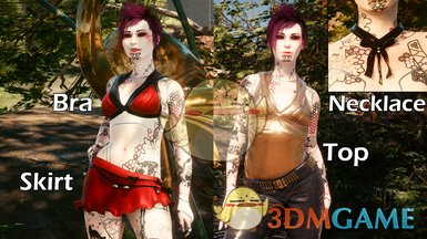 《赛博朋克2077》六号白银商店-FFVII蒂法短裙MOD下载