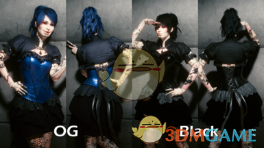 《赛博朋克2077》六号白银商店-FFVII克劳德女装MOD下载