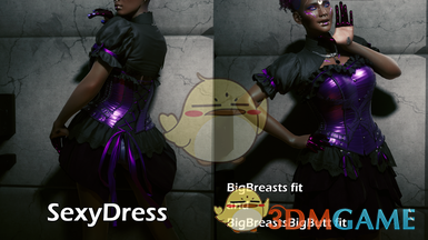 《赛博朋克2077》六号白银商店-FFVII克劳德女装MOD下载