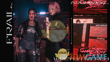 《赛博朋克2077》FRAIL Inc商店-merch for Wretch周边服装MOD下载