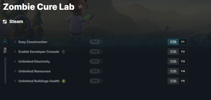 《僵尸治疗实验室》v2023.02.07五项修改器[MrAntiFun]