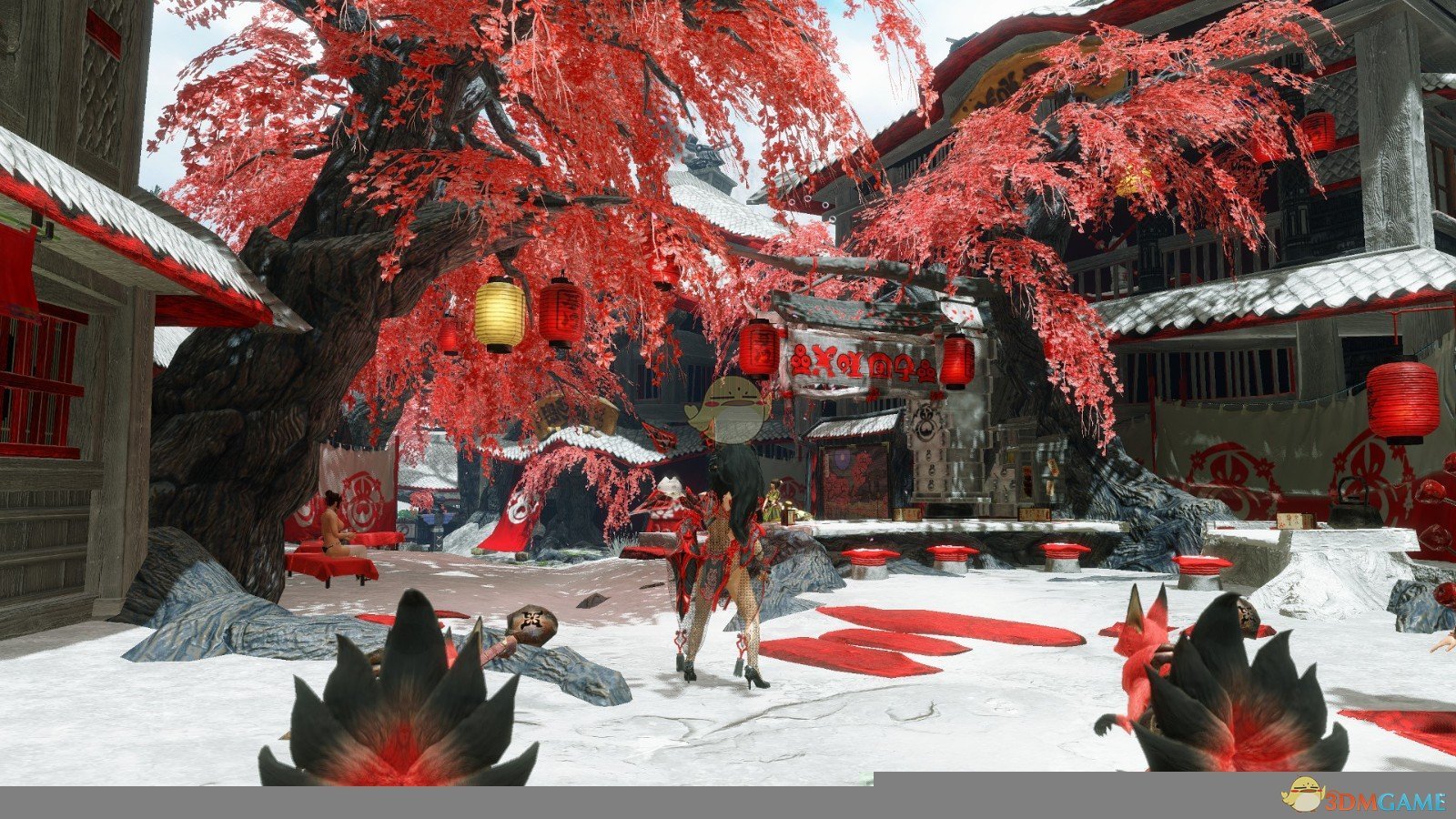 《怪物猎人：崛起》冬季炎火村外观MOD下载