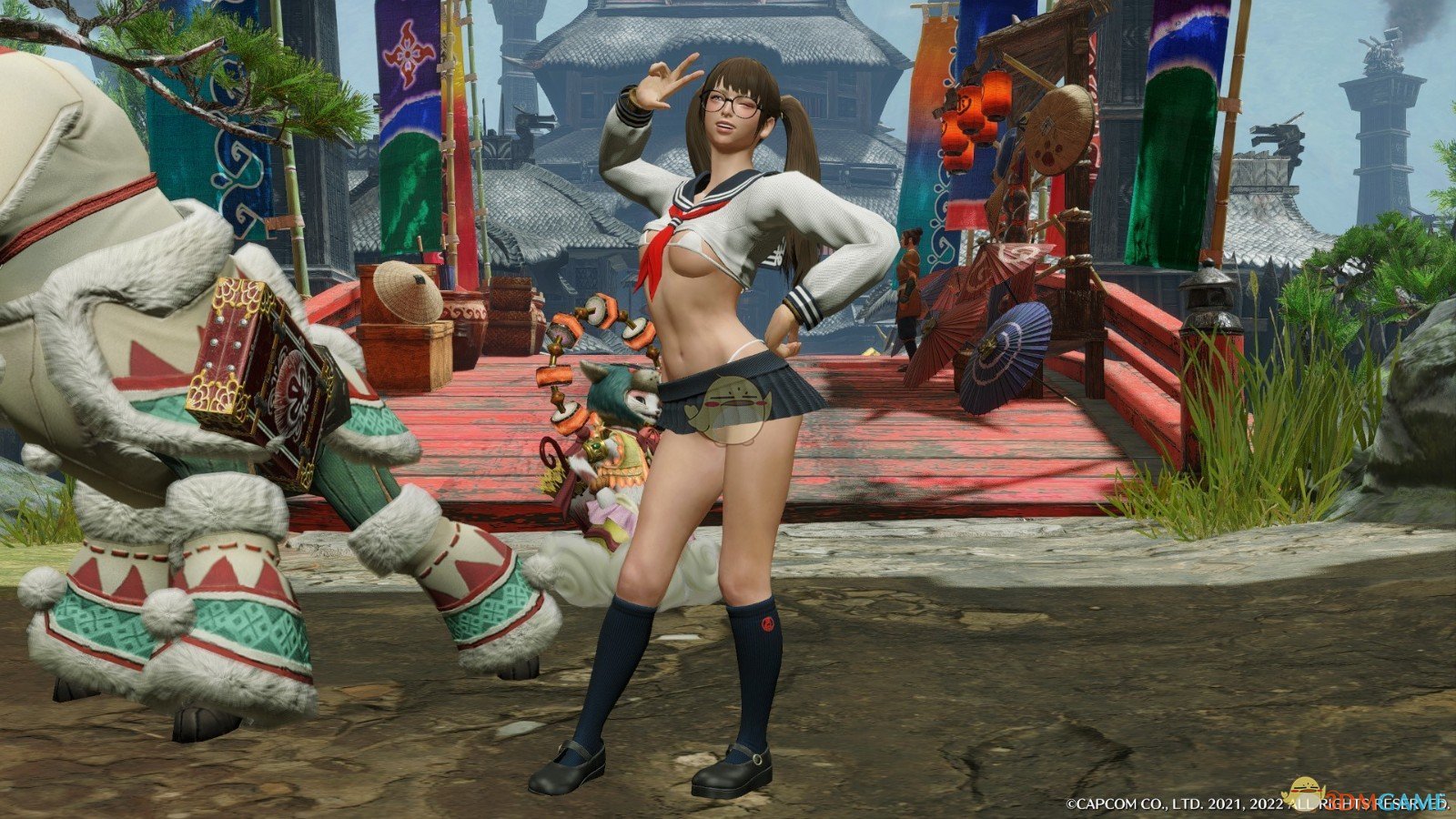 《怪物猎人：崛起》日本JK外观MOD下载