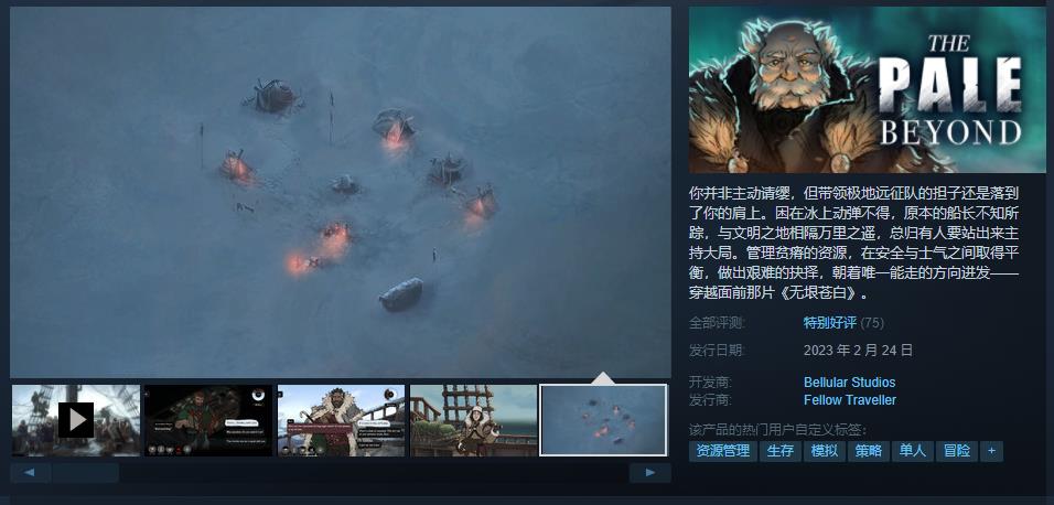 末日生存策略游戏《无垠苍白》Steam发售 暂不支持中文