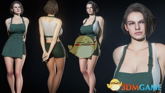 《生化危机3：重制版》吉尔可爱牛奶围裙MOD