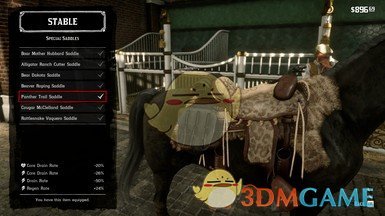 《荒野大镖客2》第2章保存东萨切尔和黑阿拉伯马存档