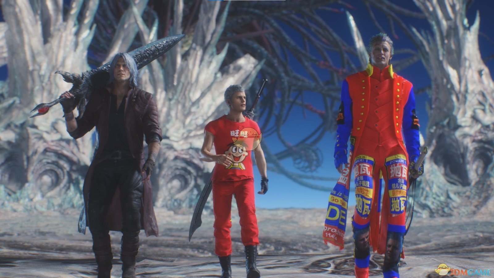 《鬼泣5》尼禄旺仔服装外观MOD