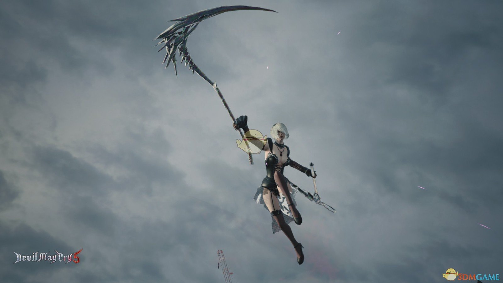 《鬼泣5》银色镰刀武器外观MOD