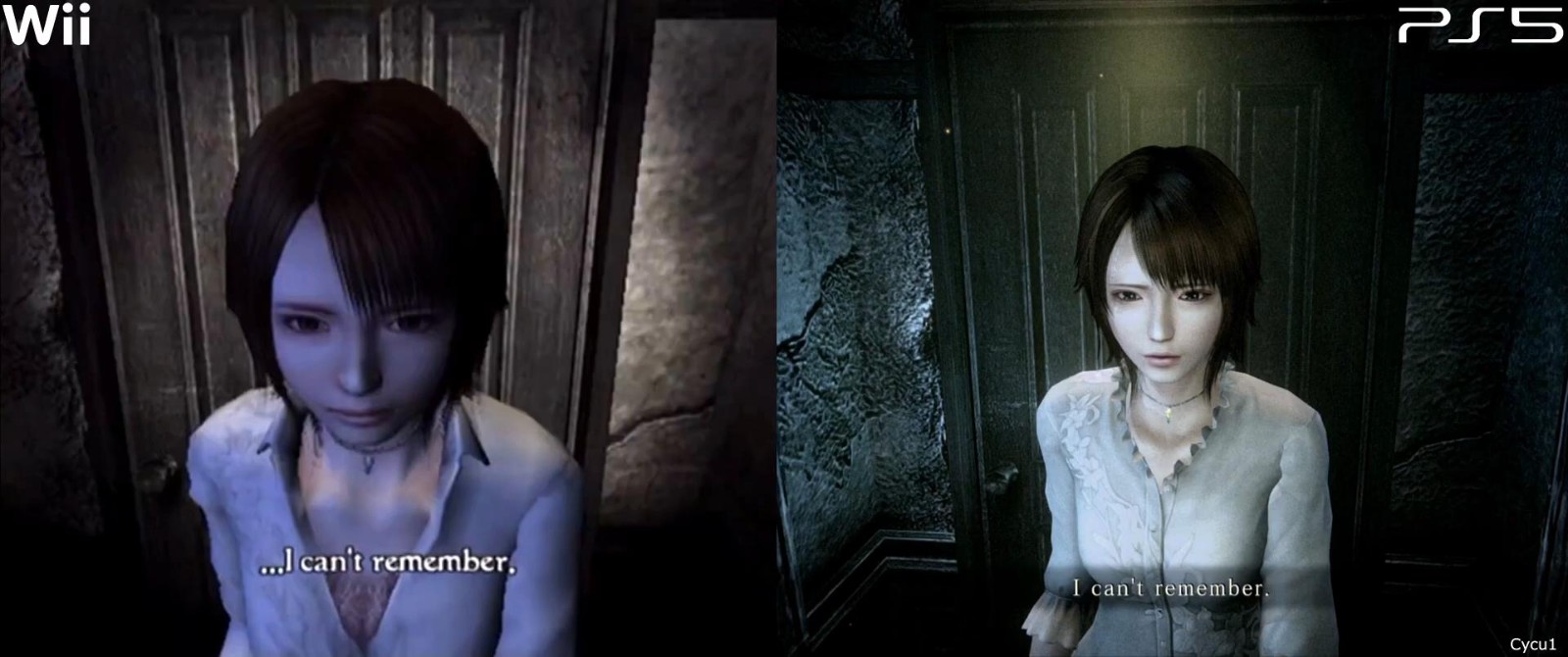 《零：月蚀的假面》重制版与原版对比 美少女颜值提升