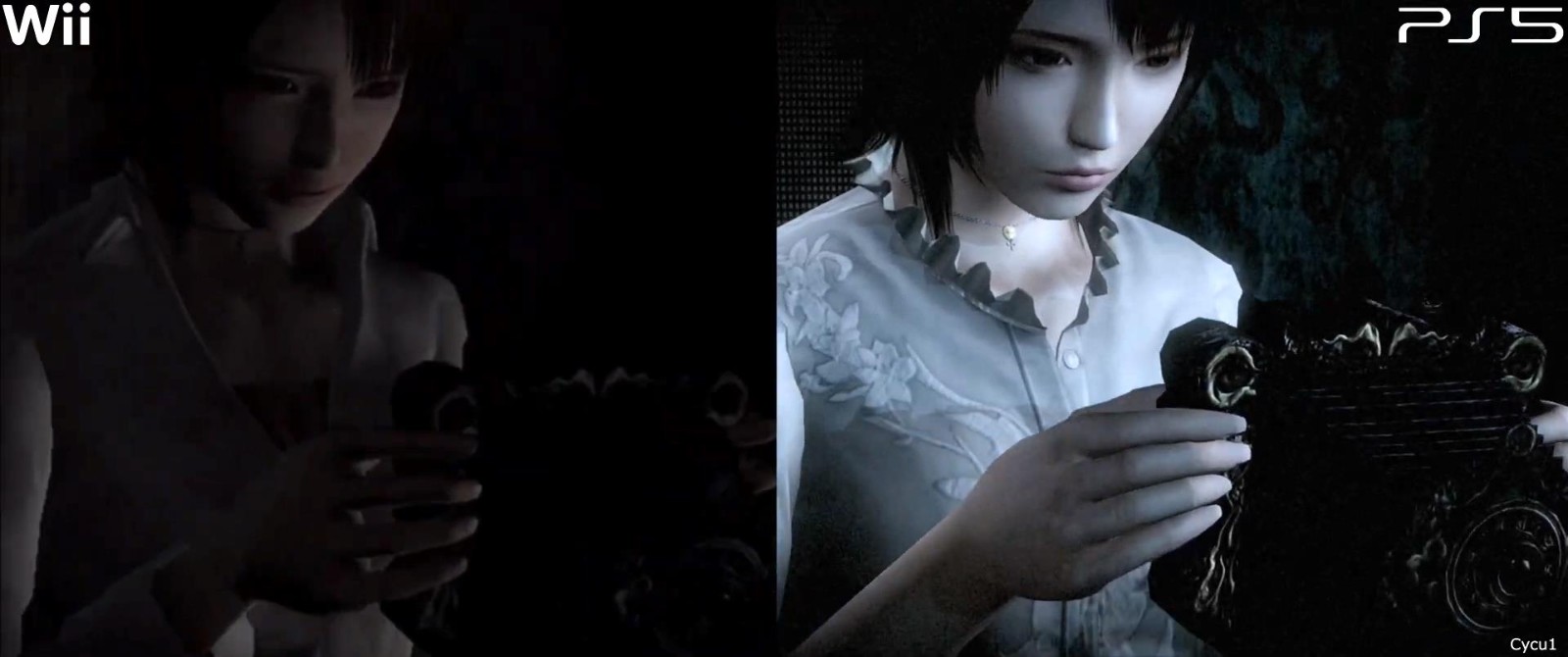 《零：月蚀的假面》重制版与原版对比 美少女颜值提升