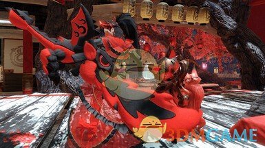 《怪物猎人：崛起》自定义大剑火龙玩偶外观颜色MOD