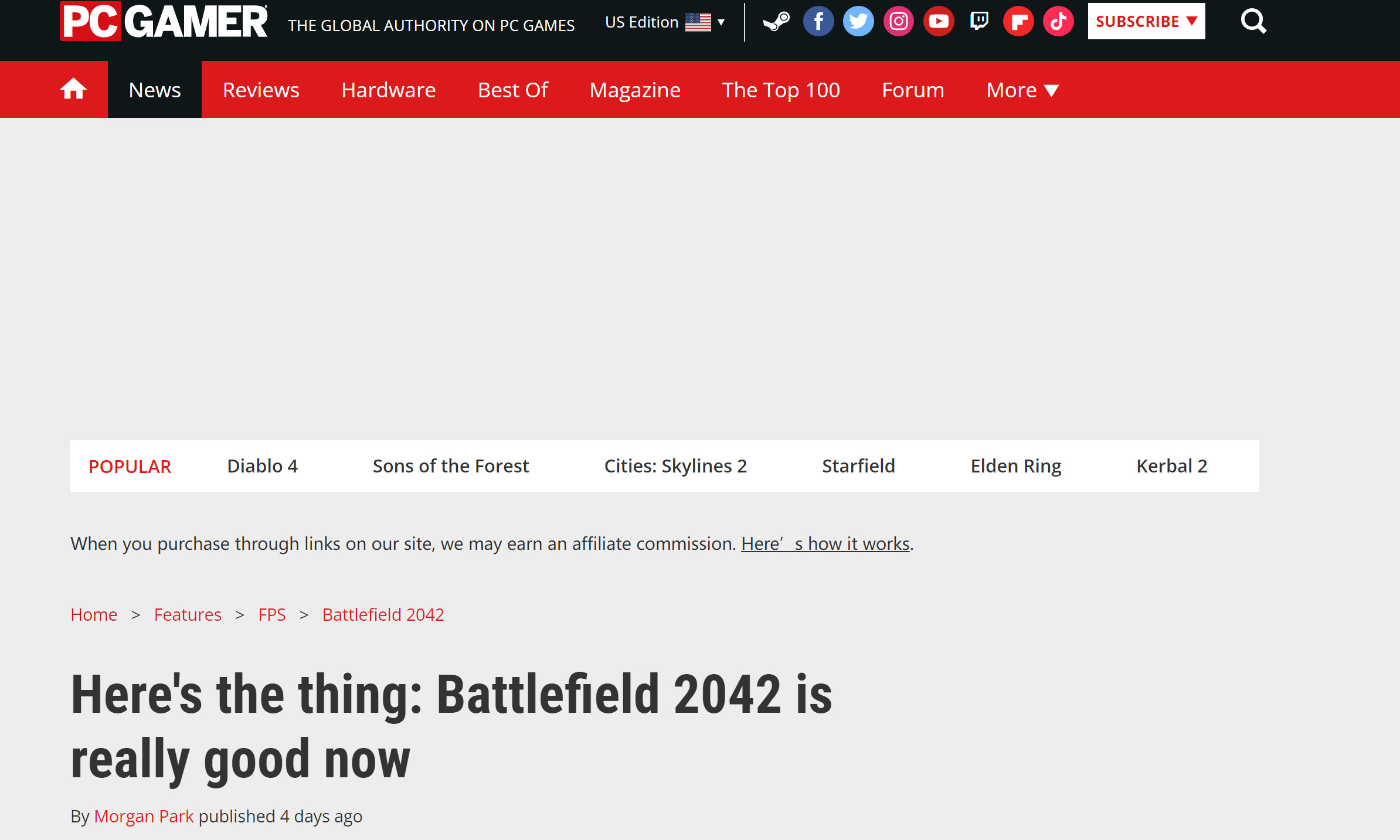 《战地2042》Steam开启免费试玩 截止到3月16日