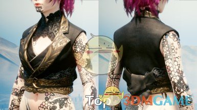 《赛博朋克2077》六号白银商店-FFVII吉恩提亚娜服装MOD