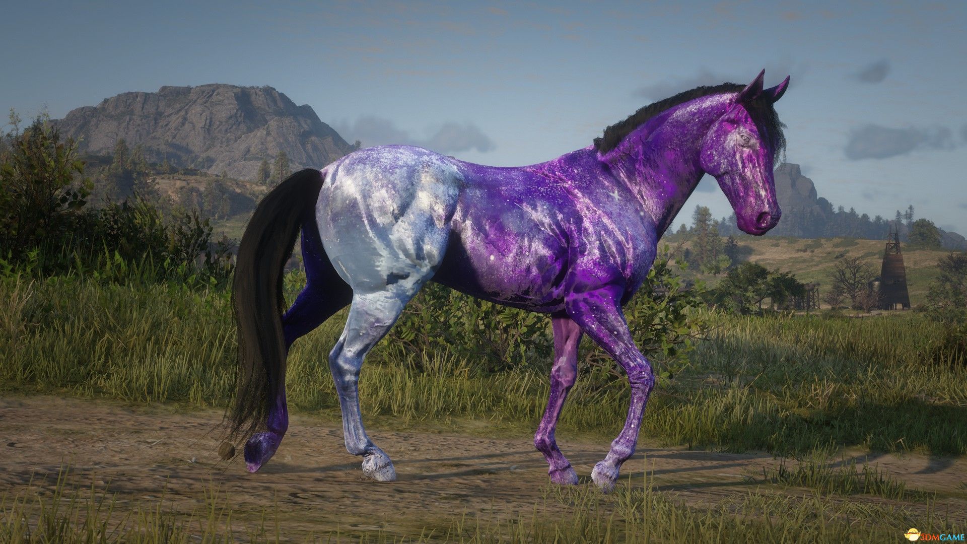 《荒野大镖客2》彩色梦幻马MOD