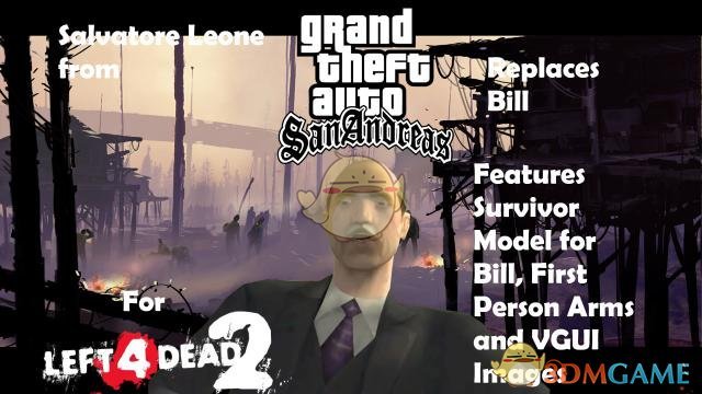 《求生之路2》gta老头替换比尔MOD