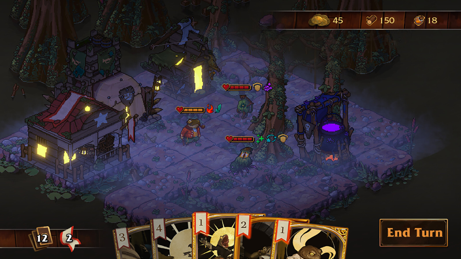 Roguelike牌组构筑游戏《Toads of the Bayou》Steam页面 明年发售