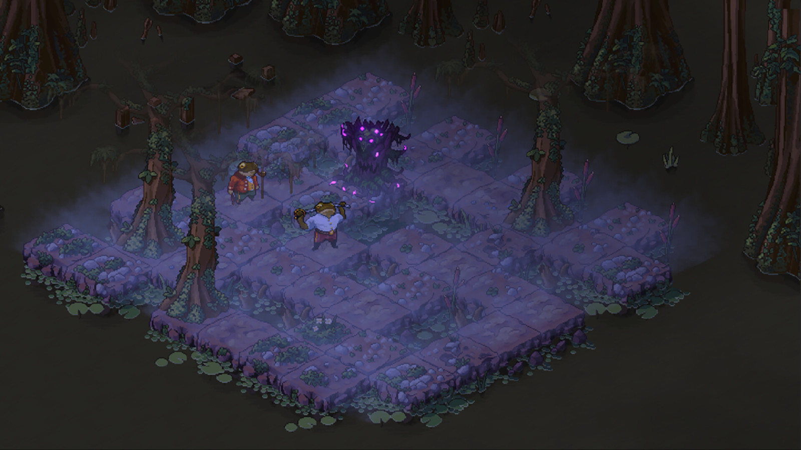 Roguelike牌组构筑游戏《Toads of the Bayou》Steam页面 明年发售