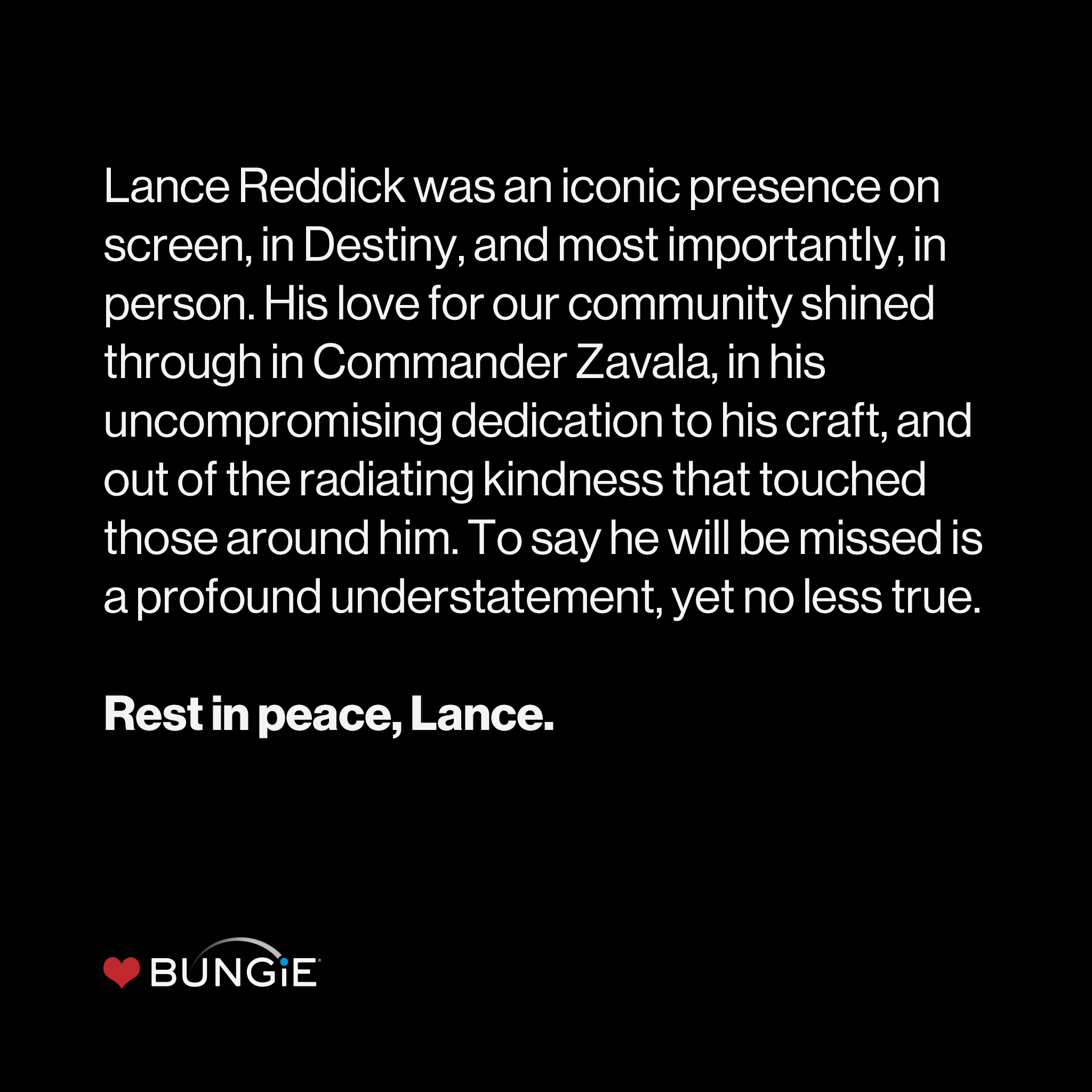 《命运2》玩家在游戏中悼念萨瓦拉配音演员去世