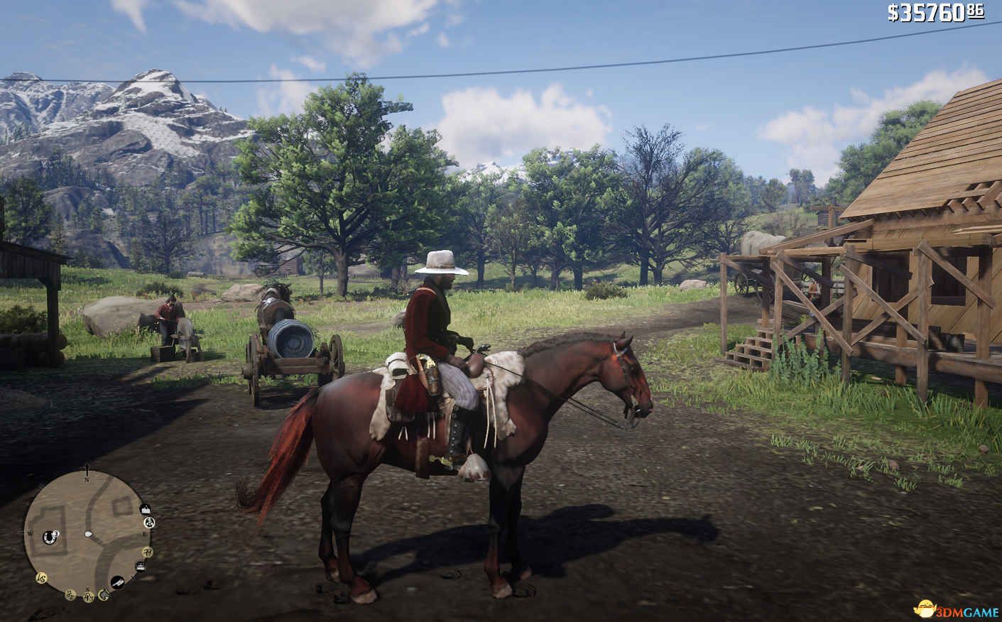 《荒野大镖客2》第二章亚瑟专属坐骑养老存档