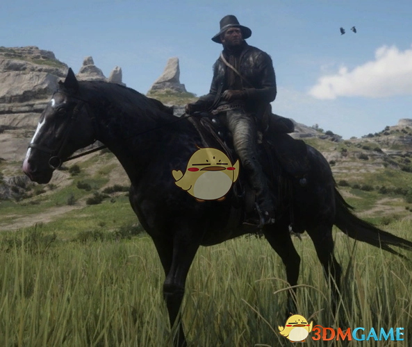 《荒野大镖客2》满属性黑色阿拉伯马MOD