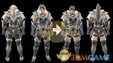 《怪物猎人：崛起》MadyHeim的雪鬼兽套装MOD