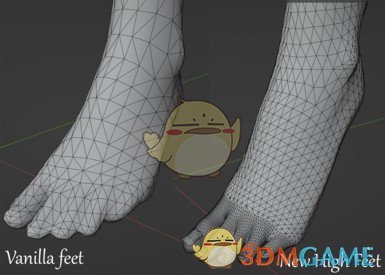 《赛博朋克2077》KS Solo BodyUV纹理框架MOD