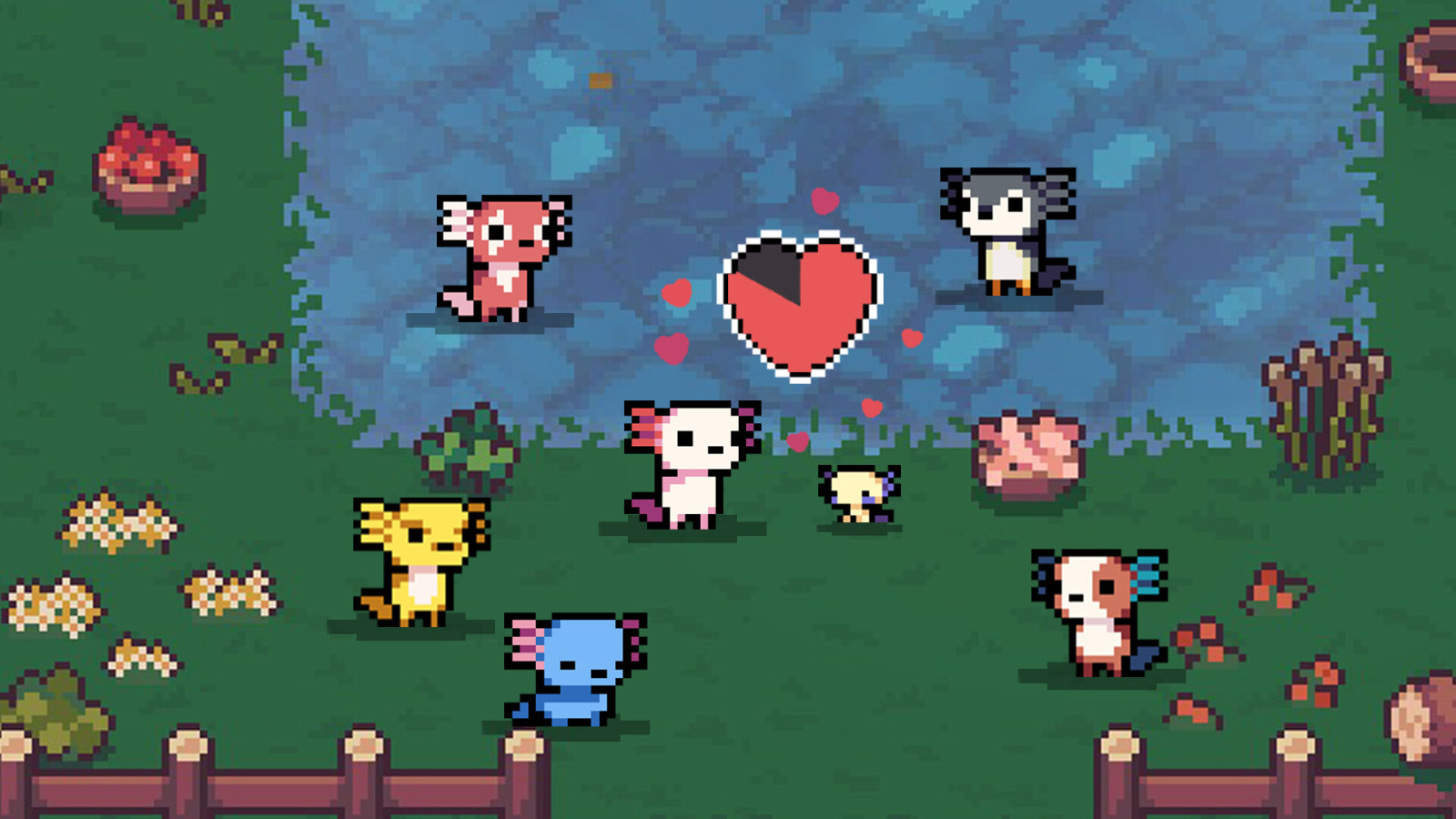 AK蝾螈 肉鸽射击游戏《AK-xolotl》Steam页面上线