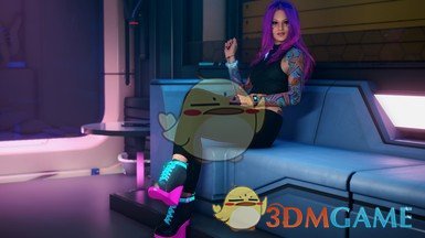 《赛博朋克2077》Bedellia的短款紧身裤MOD