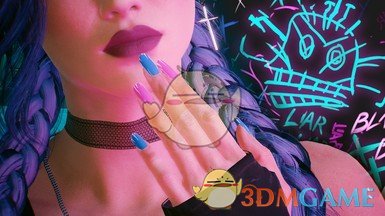 《赛博朋克2077》金克丝美甲MOD