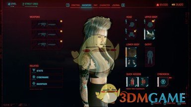 《赛博朋克2077》BAMF发型MOD
