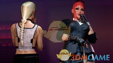 《赛博朋克2077》玛奇玛麻花辫发型MOD