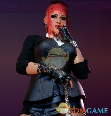 《赛博朋克2077》玛奇玛麻花辫发型MOD