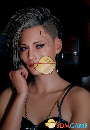 《赛博朋克2077》Young Rogue耳环重新着色MOD