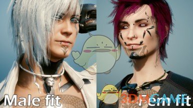 《赛博朋克2077》银色微风-首饰配饰MOD