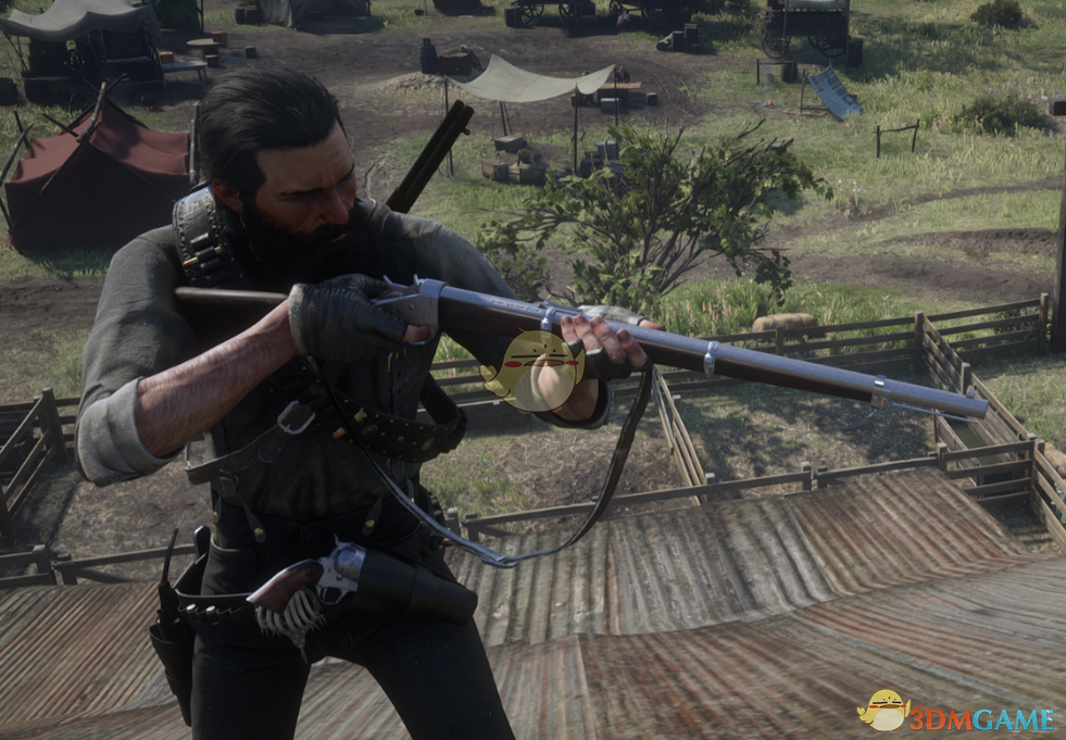 《荒野大镖客2》滚动式闭锁步枪模型修改MOD